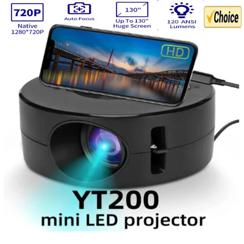 Home Cinema YT200 Smart Projector: 1080P & Auto Focus