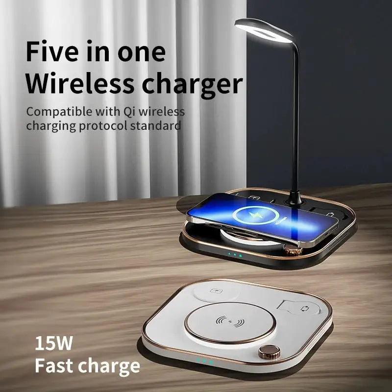 Led Desk Lamp 3 in 1 Wireless Charger