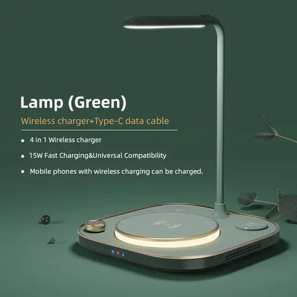 Led Desk Lamp 3 in 1 Wireless Charger